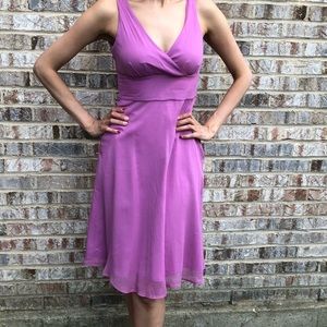 J Crew dress crepe pink size 2P